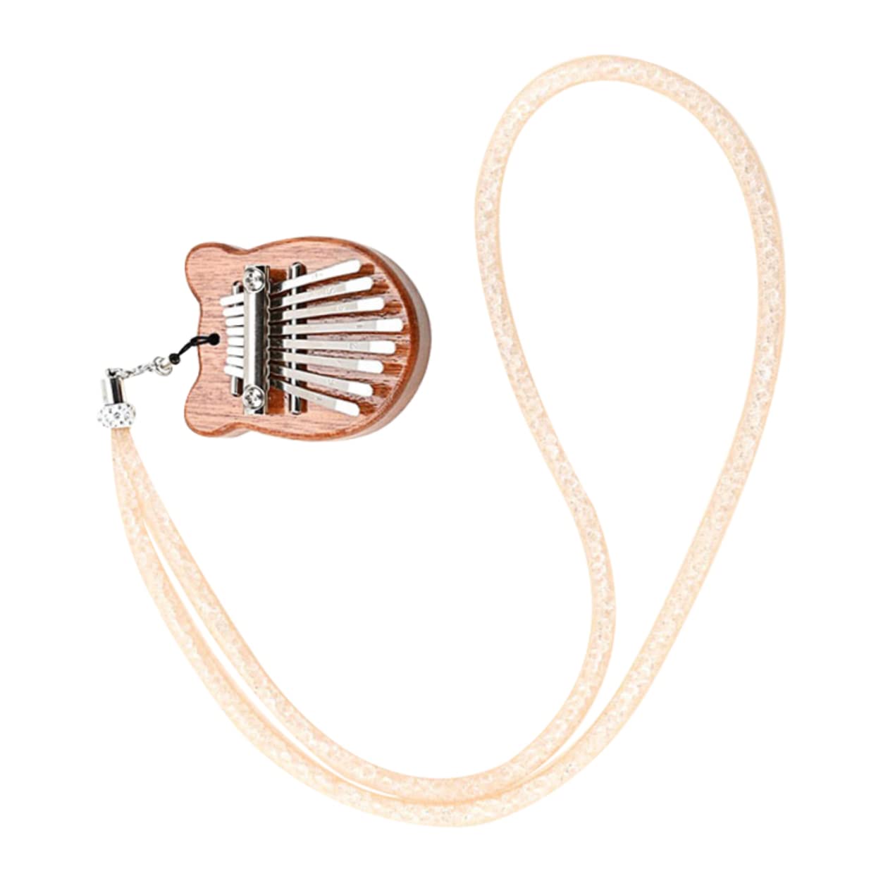 TOYANDONA 3kawałki Miniaturowa Kalimba z Drewna Instrument Muzyczny Do Gry Domu Etui i Ergonomiczny Kształt Dla Łatwego Odtwarzania Melodii