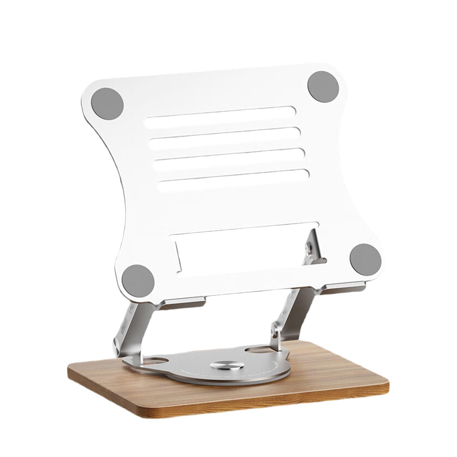 Soporte ergonómico portátil para computadora con diseño giratorio de 360 grados y altura para una mejor refrigeración del soporte de computadora