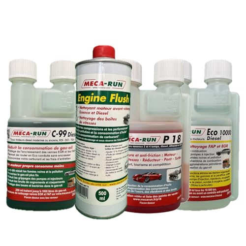 Pack Premium Diésel Mecarun ECO10000+P18+C99 + Motor Flush