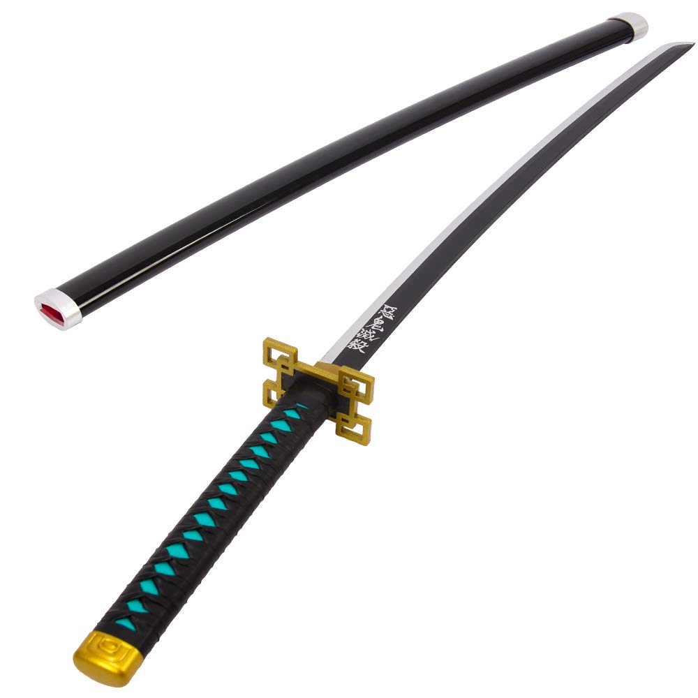 鬼滅の刃 時透無一郎 日輪刀 鑑賞用 武具 古兵器 黒石目鞘 本牛革柄巻 鬼滅の刃 時透無一郎 日輪刀 鑑賞用 武具 古兵器 黒石