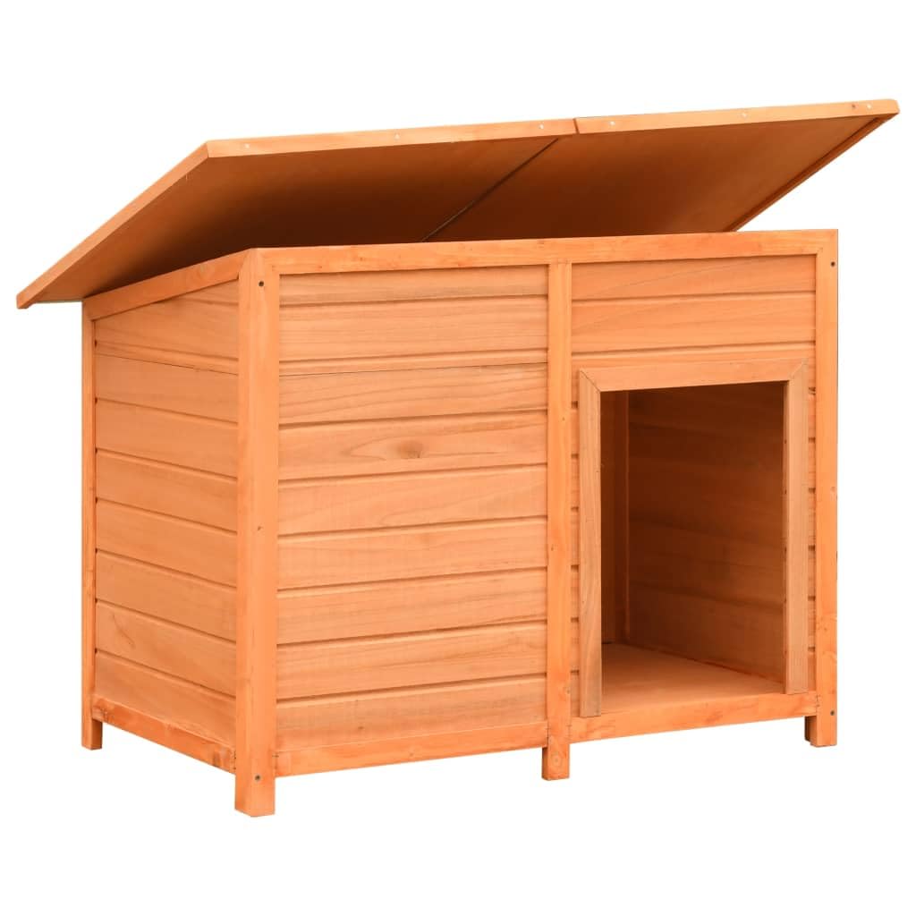 vidaXL Gabbia per cani in legno massello di pino e abete Patio esterno in legno giardino grande cane casa per animali domestici cabina cuccia cane forniture per animali domestici unità accessori