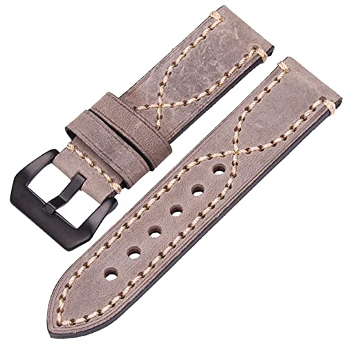 Bracelet de montre en cuir 22mm et 24mm idéal pour le quotidien