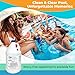 Liquid Pool Shock - Sodium Hypochlorite 12.5 Percent - Liquid Chlorine for Swimming Pool - Chlorine Shock for Swimming Pools - Pool Algae Remover - Pool Supplies Chemicals - Pool Bleach Liquid 4 Gal