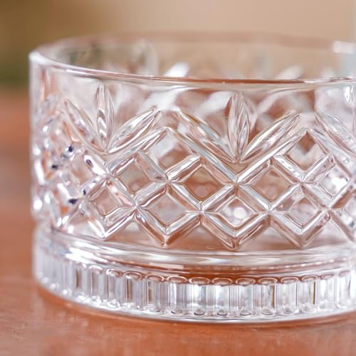 Image of Nestasia Glass Bowl Set of 6 - 220ml Transparent Katori for Kitchen & Dinner, Microwave Safe Snack & Dessert Bowls with Gift Box, Perfect for Gifting