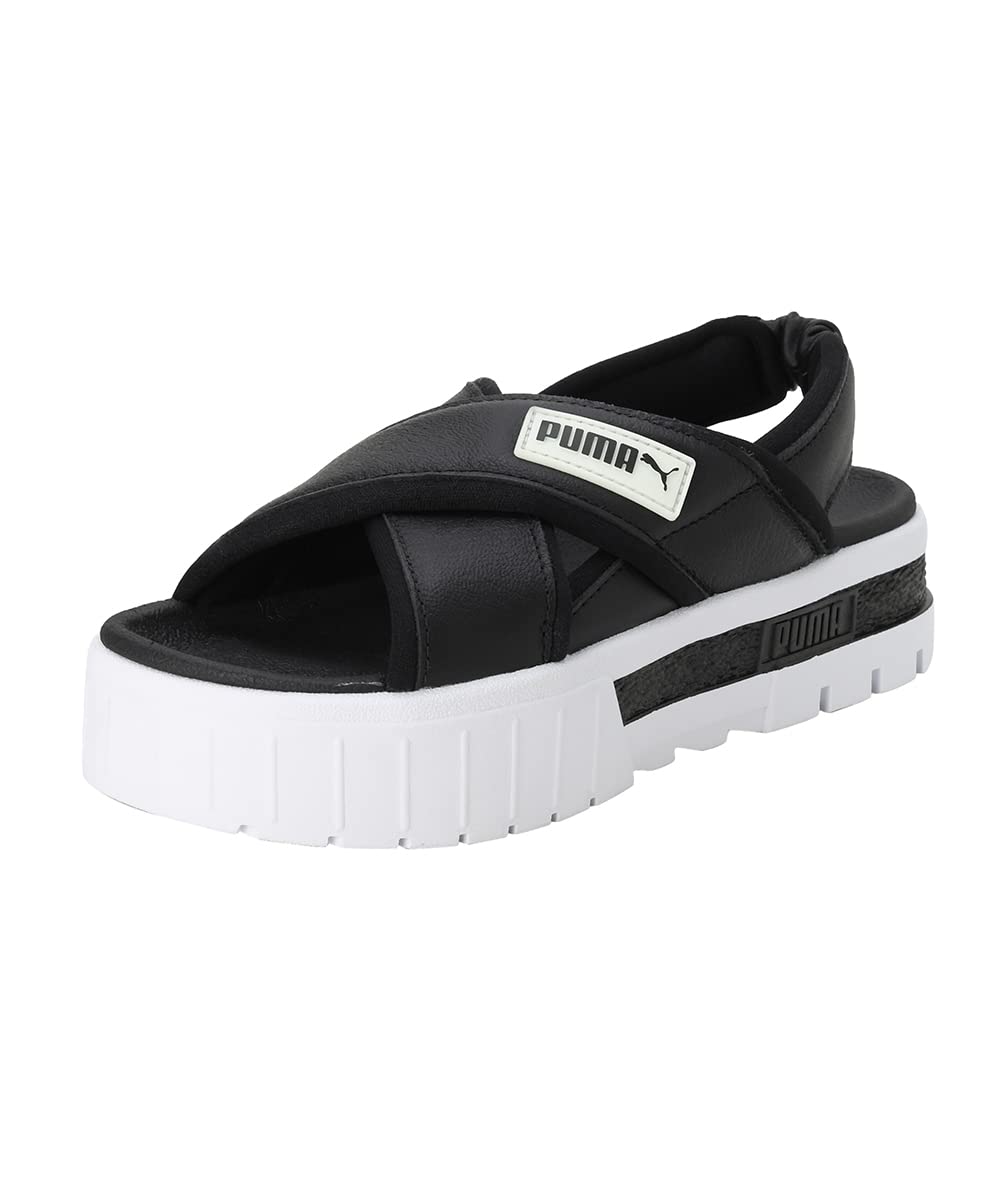 Puma Womens Mayze Sandal L Wns Black-White Sandal - 5UK (38483001) (B096XWTWNH) Amazon Price History, Amazon Price Tracker