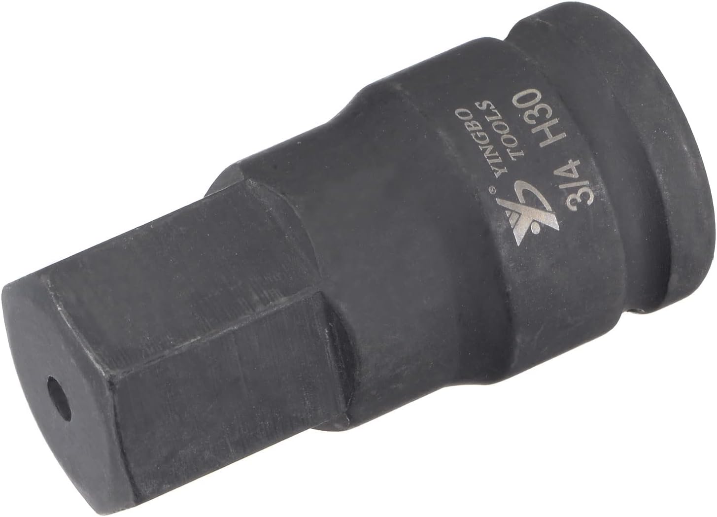 uxcell 30mm Impact Hex Bit Socket, 3/4" Drive 110mm Length High Carbon Steel Metric Sizes