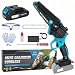DODOWIN 775W Mini Chainsaw 6 Inch with 1 Battery, Handheld Chain Saw Tool