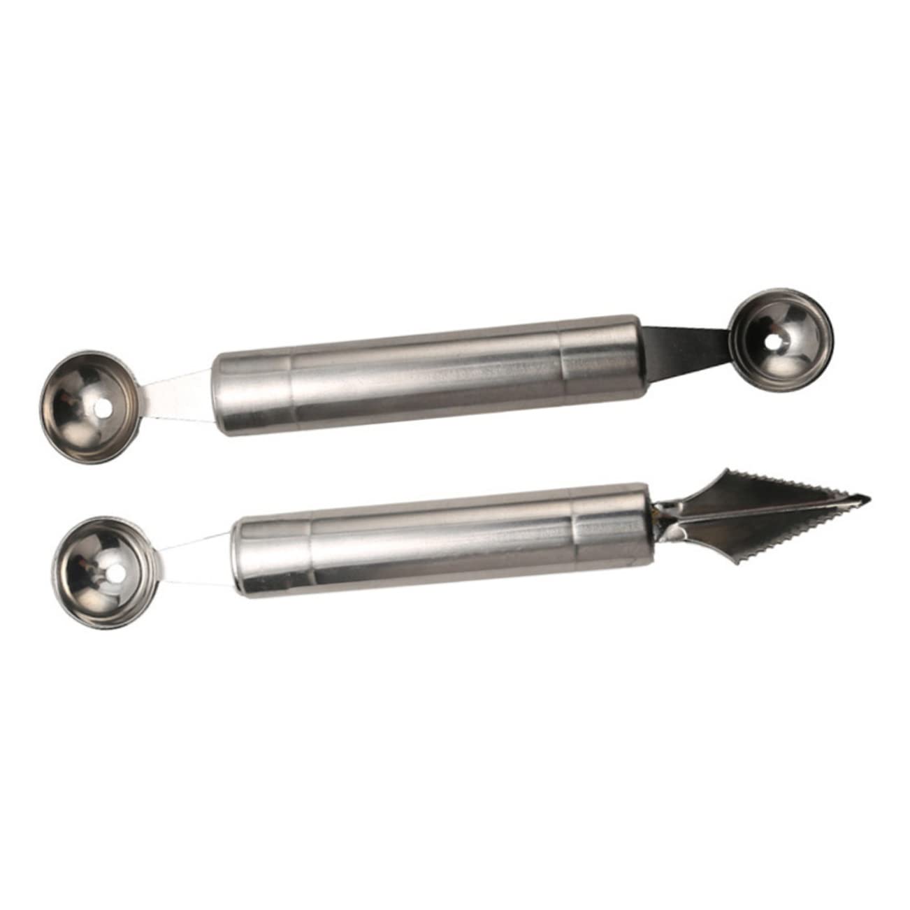 HOLIDYOYO 1 Set Stainless Steel Fruit Carving Scoop Melon Baller Kitchen Gadget for Creative Fruit Decoration and Easy Carving for Home and Restaurant Use