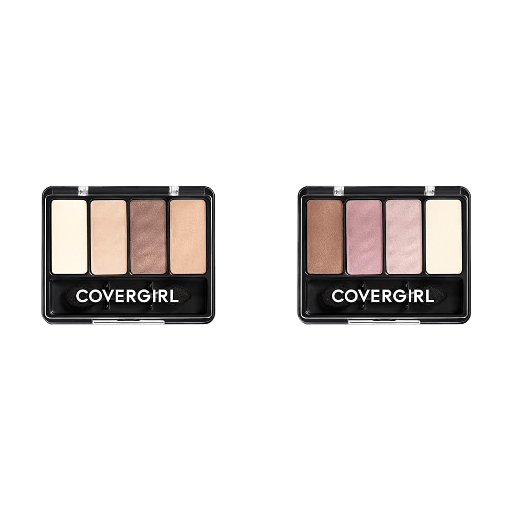 COVERGIRL Eye Shadow Palette with 4-Kit Eyeshadow, 0.19 Ounce & Silky Sheer Eyeshadow Formula Blendable Kit