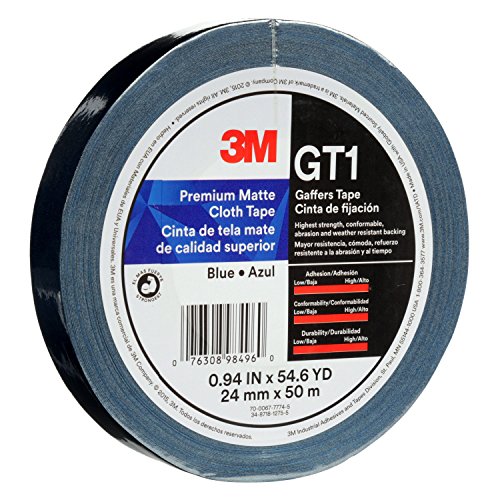 Image of 3M 98496 Tape GT1 24 mmx50 M 11 mil, Blue
