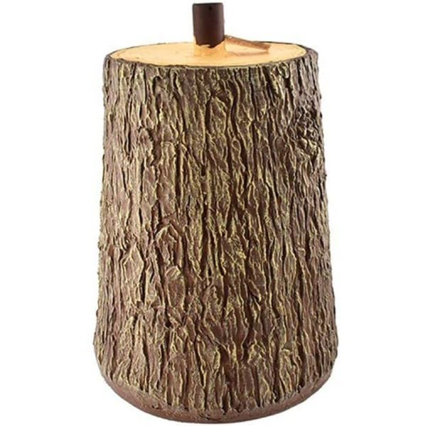 Trade Shop Trunk kolor brązowy podstawa stojak na choinkę efekt drewna Diam.27