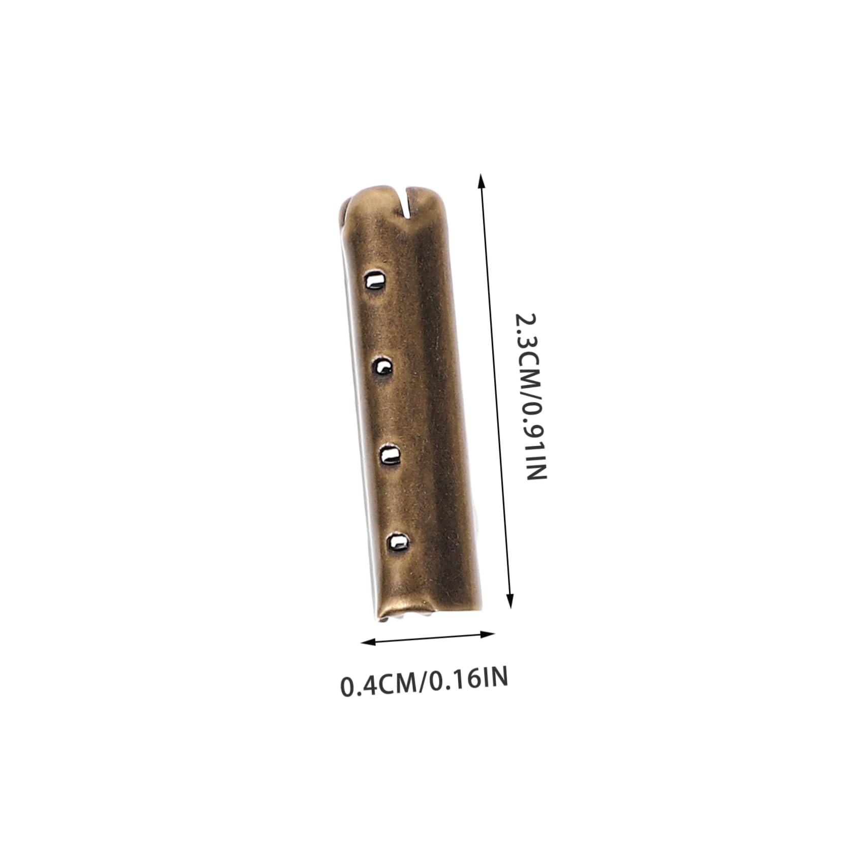 VANZACK 80 Piezas de Puntas de Cobre para Cordones de Zapatos, Cabezas de Repuesto para Reparación, Facilitan Cruzar Agujeros y Acortan Cordones