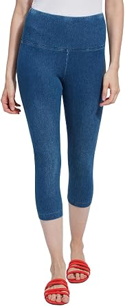 Denim Capri Plus Size, 21.5" Inseam