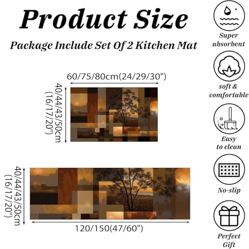 Tapetes de cocina para interior lavables que protegen tu suelo con estilo 3