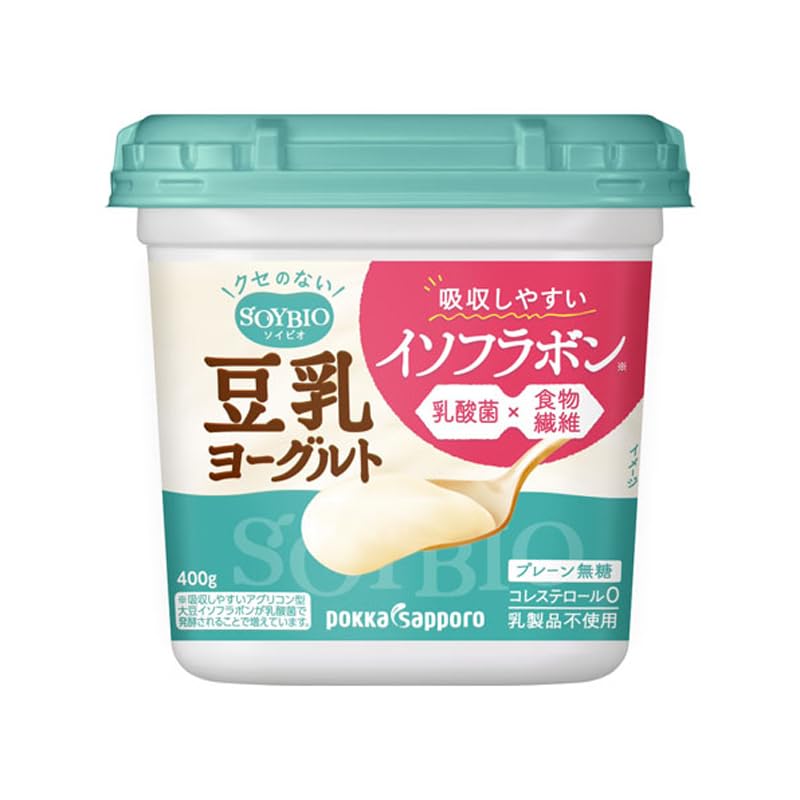 Amazon | ポッカサッポロ ソイビオ 豆乳ヨーグルト プレーン無糖 400g
