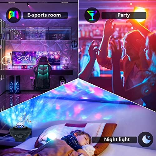 Nestling Galaxy Lights Projector, Star Projector with Music Bluetooth Speaker & Remote Control, Night Lights for Kids Adults, for Room Decor,Ceiling,Party 6 51SoeV73BbL. AC
