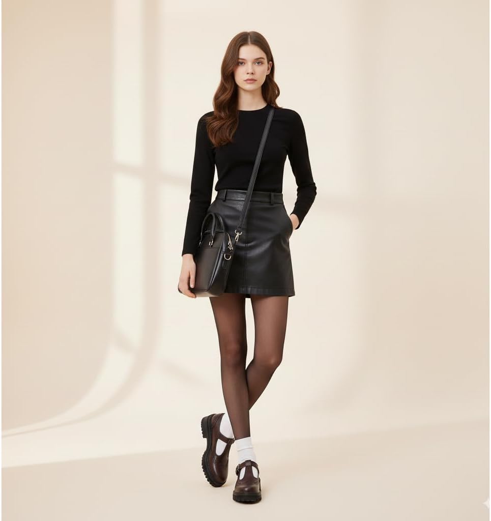 Women's T-Strap Platform Mary Jane Shoes, Round Toe Flats, Non-Slip Oxfords for Work, School, Party & Casual Wear - Image 2