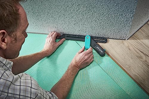 wolfcraft Vinyl Flooring Laying Set, 3 Pcs. I 6978000 I for accurately Laying of Vinyl Flooring up to 6 mm Thick - Image 2