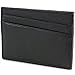 alpine swiss Men's Front Pocket Wallet Minimalist Super Thin 5 Card Genuine Leather, Black, One Size