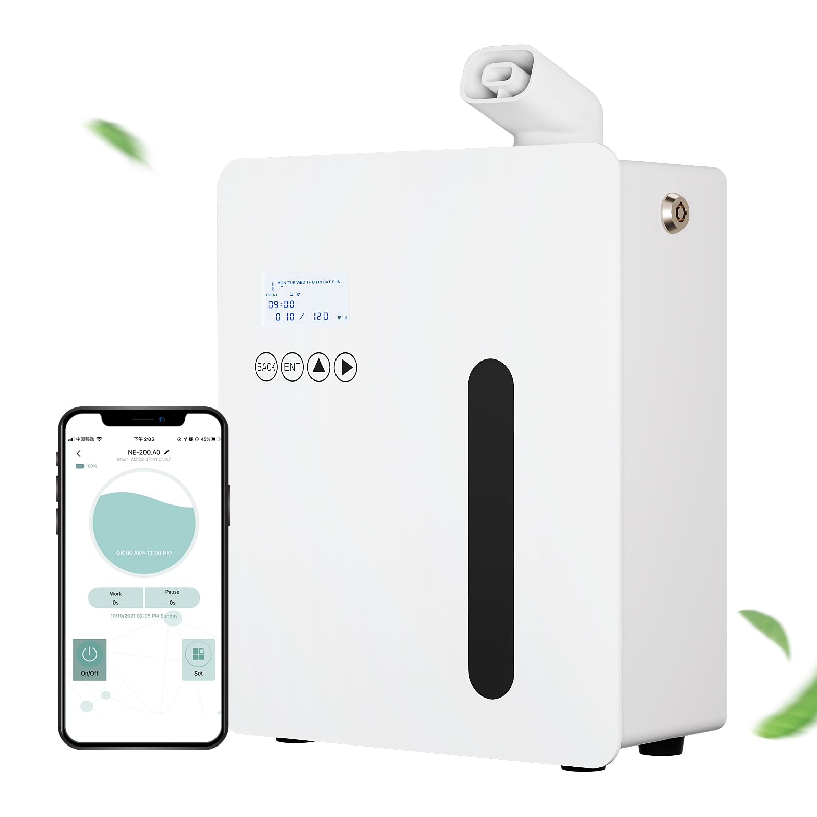 Scent Diffuser, 2000 Sq.Ft Smart Diffusers for Home, Hotel Collection diffusers,Scent Machine, Oil diffusers for Home/Office/Hotel/Restaurant/Lavatory