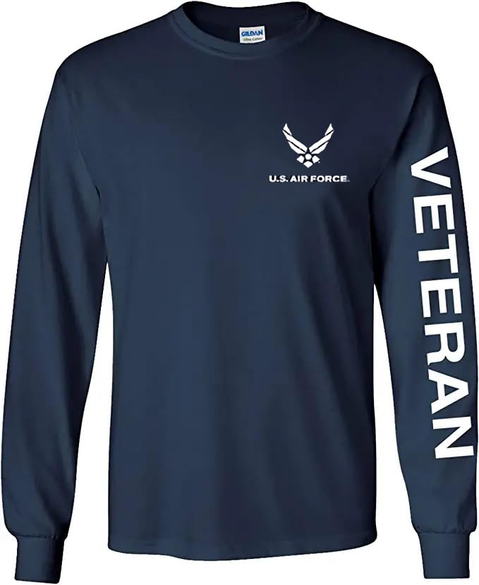 Officially Licensed United States Air Force Veteran Long Sleeve T-Shirt