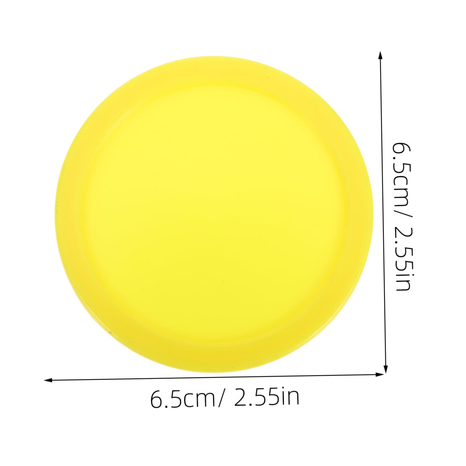 BCOATH Game-Ready Hockey Accessories 2 Pack Plastic for Air Hockey Table 65mm Rebounder for Smooth Play