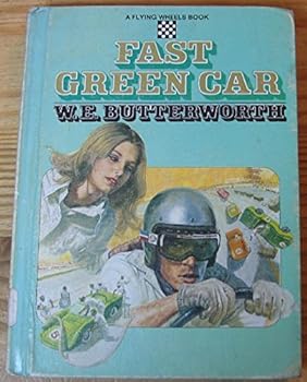 Hardcover Fast green car, Book