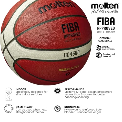 Foto von Molten Basketball-B7G4500 orange/Ivory 7