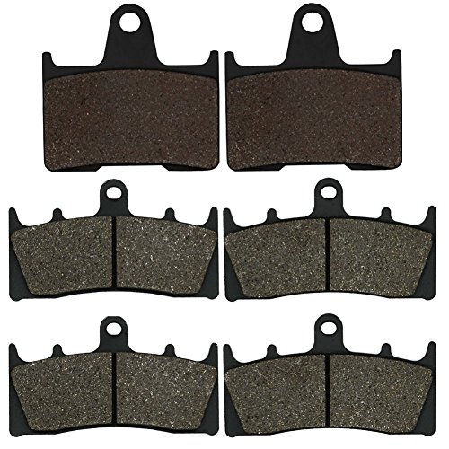 Cyleto Front & Rear Brake Pads for Suzuki GSXR 1000 2001-2002 Suzuki GS 1200 2001-2002 Suzuki GSX 14002001-2007