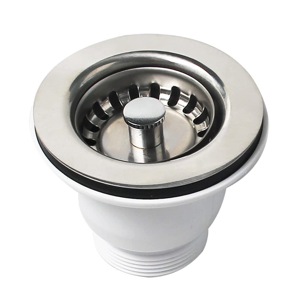 Talea White Sink Waste Strainer 85Mm Flange *H68mm,Mini Basket For Od Sink,Xj303b-U