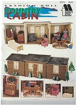 Paperback Country Cabin (Fashion Doll, Plastic Canvas) Book