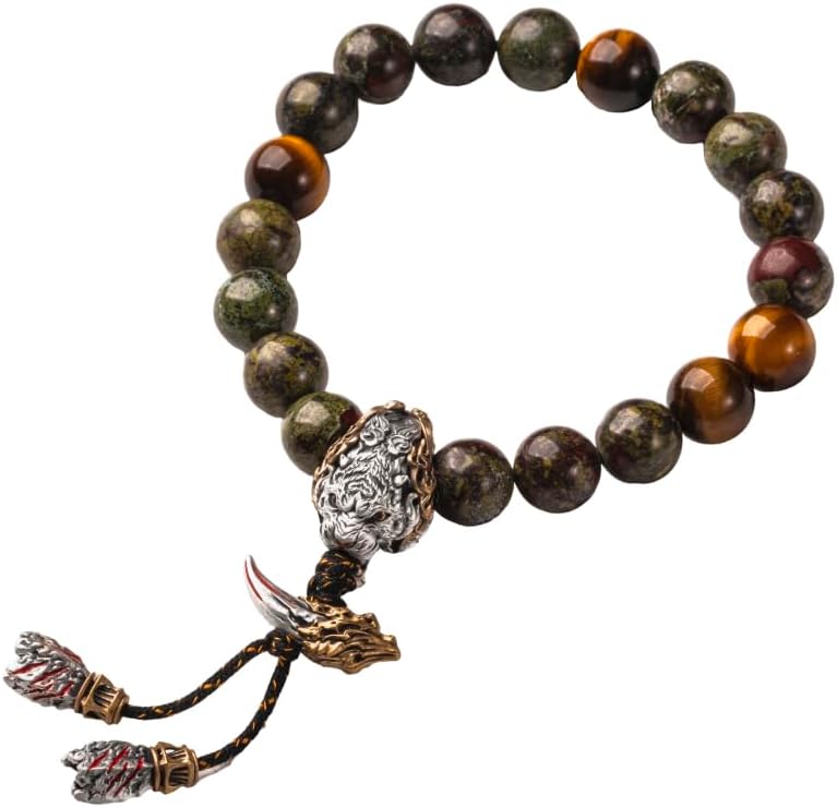 COPPERTIST.WU Custom Ctystal Bracelet 10MM Stretch Bracelets for Men Women, Healing Calming Anxiety Stress Relief Gifts Designer Handmade Bracelet