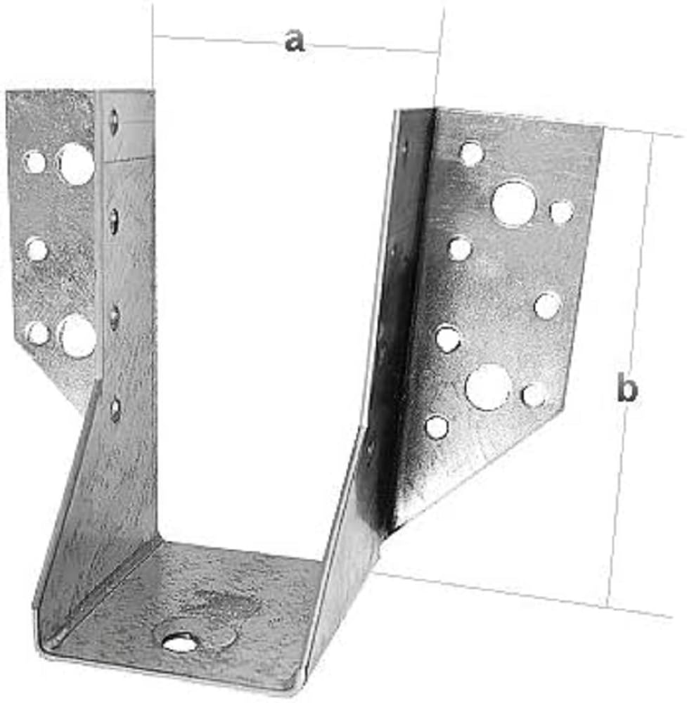 Alberts Steel 334512 Joist Hanger | Type A | Sendzimir Galvanised | 50 X 105 Mm