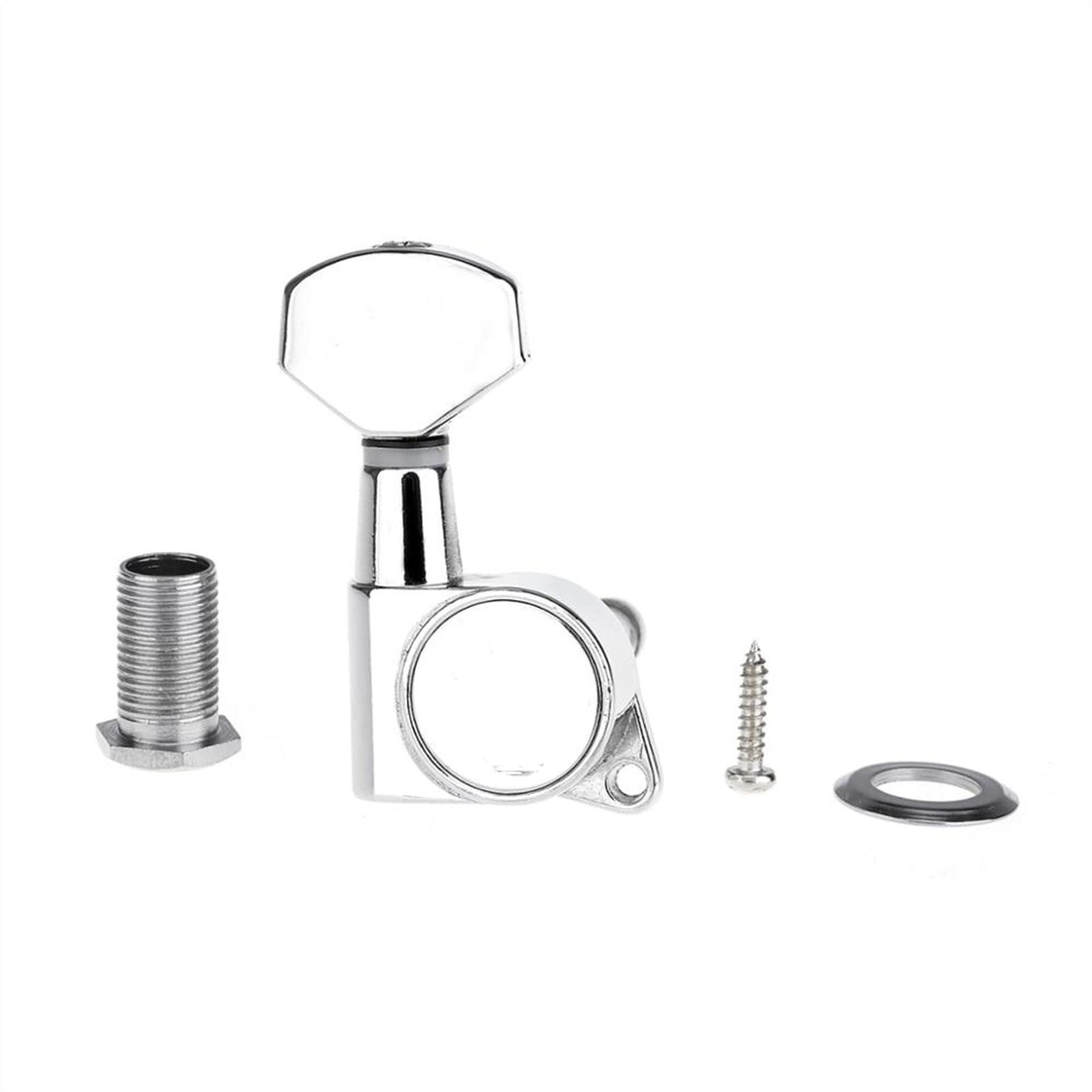 FLFL Gitarren-Mechaniken Chrom-Gitarren-Tuner-Maschinenköpfe Tuning Pegs-Tasten Set Für St/Tl. Stil E-Gitarre