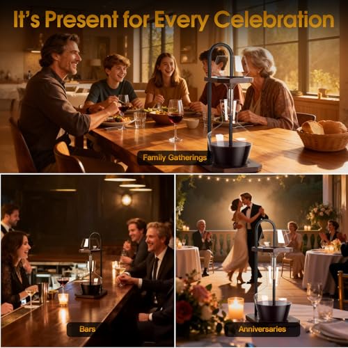 Image of Wine Decanter, High-Efficiency Wine Decanter, Borosilicate Glass Decanter and Funnel, with Solid Wood Base & Stainless Steel Stand, for Home, Bar, Restaurant, Ideal Gift for Wine Lovers