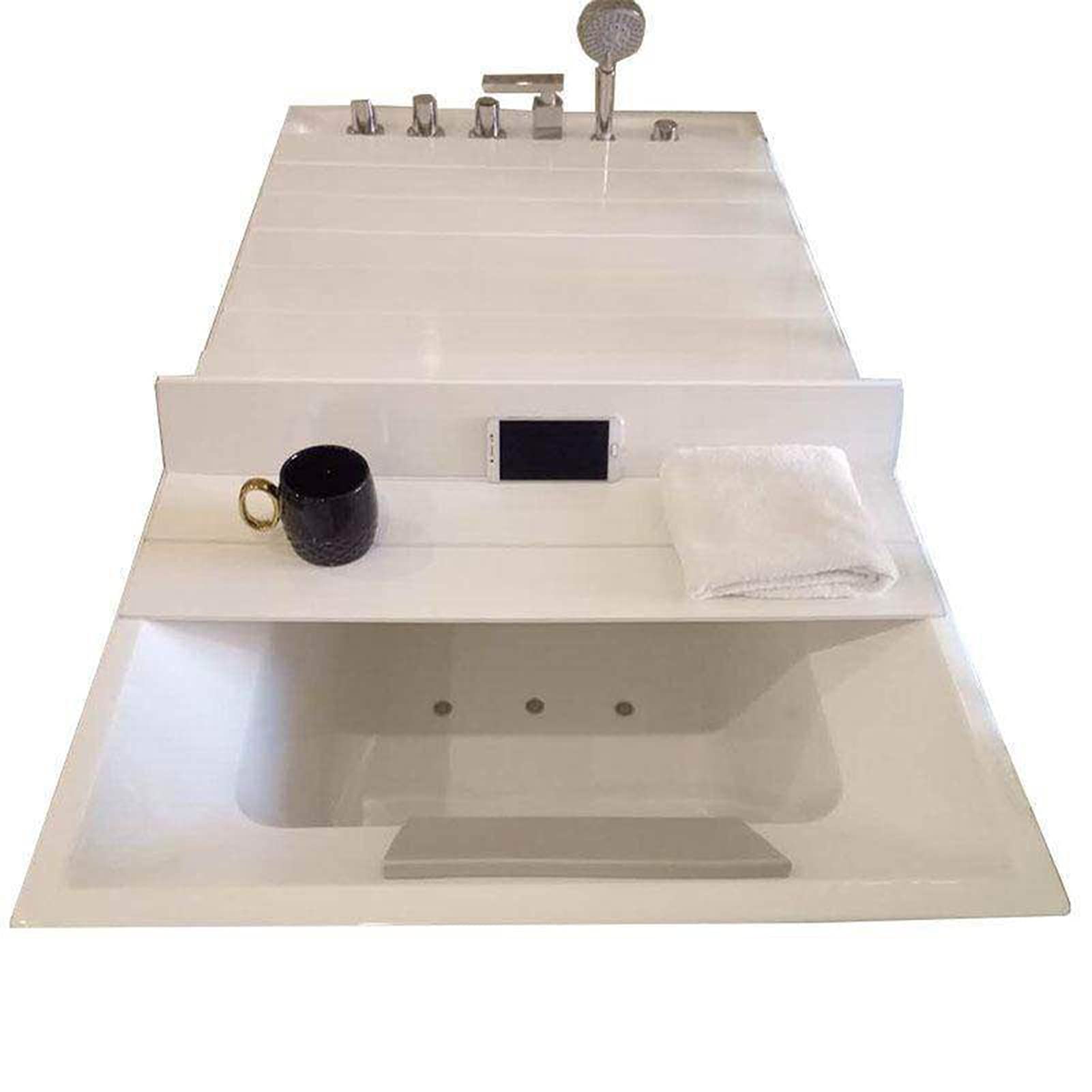 Couverture de baignoire pliable et isolante pour protection anti-poussière