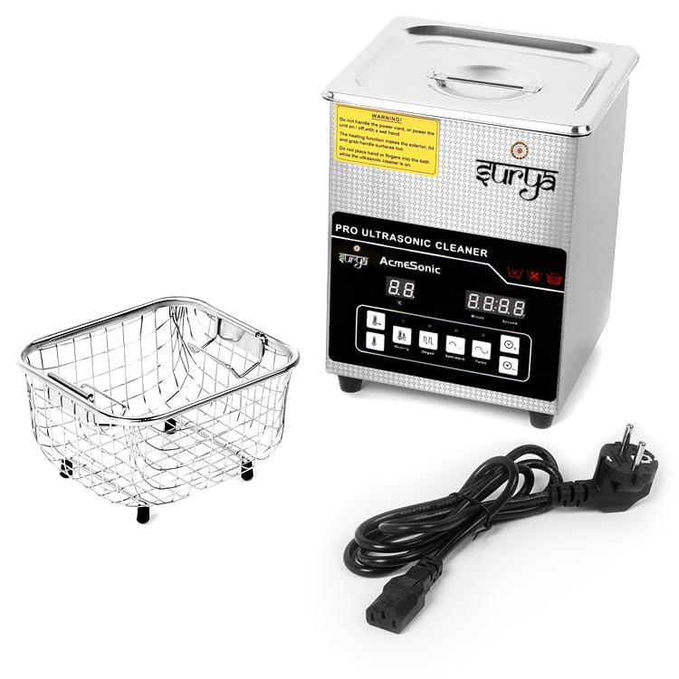 Jeweltech Ultrasonic Machine 2L Cleaner with Auto Digital Timer and Heater, Professional 42kHz Retainer Denture and Jewelry Cleaner, Home Ultrasonic Cavitation Machine for Glasses Watches