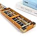 PortPlugs Vintage Style Wooden Abacus Soroban 13 Column(10.7 in) Math Professional Abacus for Adults Kids with Guide Handbook and Reset Button, Anti-Skid Rubber Feet