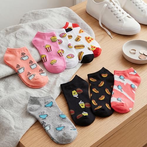 Image of Tipi Toe Women's 20 Pack Colorful Low Cut Socks - Lightweight, Breathable Design for All-Day Comfort Sizes 9-11 /10-13