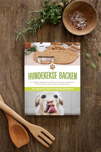 Hundekekse backen: Das Anfänger Backbuch mit einfachen und vielseitigen Hundeleckerlies für Ihren Hund zum selber machen und für jeden Anlass - inkl. Backmatten, Hundeeis und vegetarischen Rezepten