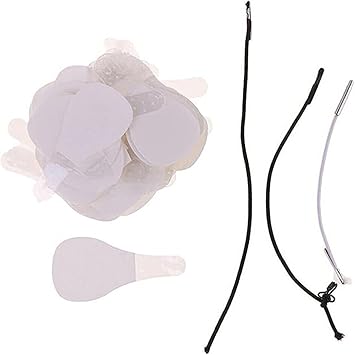 Mobee 40 Pieces Drawstring Face Eyebrow Eye Neck Lift Tape Lanyard Body Lift Tapes