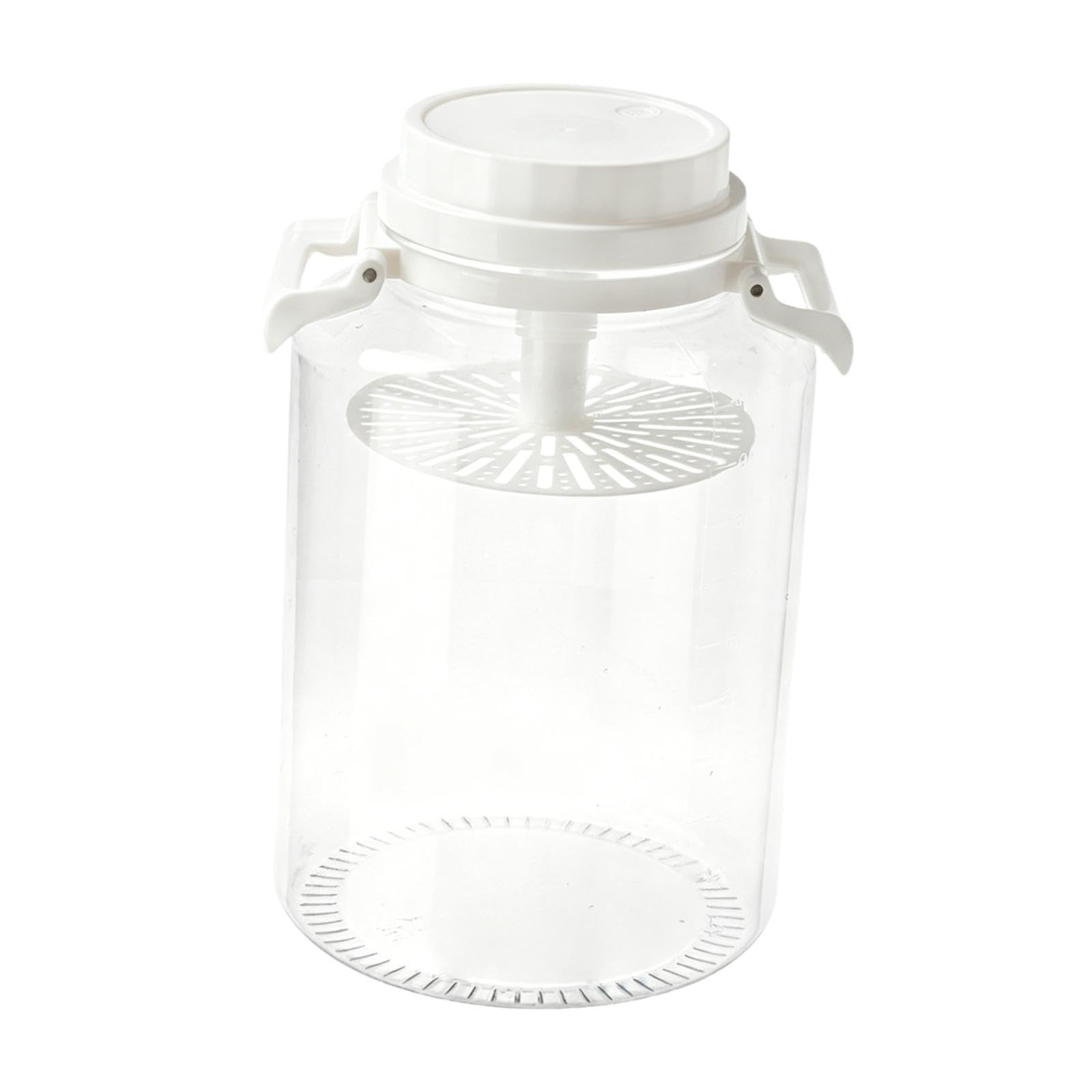 Accesorios para Tarros de Encurtidos. Contenedor Rectangular para Fermentación. Contenedor de Almacenamiento de Alimentos para Encimera, Oficina O Nev, White 10 L, Individual