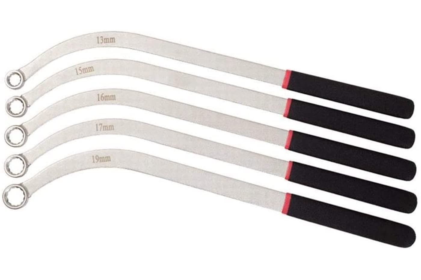 YASTA Chiavi tendicinghia Poligonali Curve dadi Chiavi per puleggia Set 5Pz 13 15 16 17 19 mm