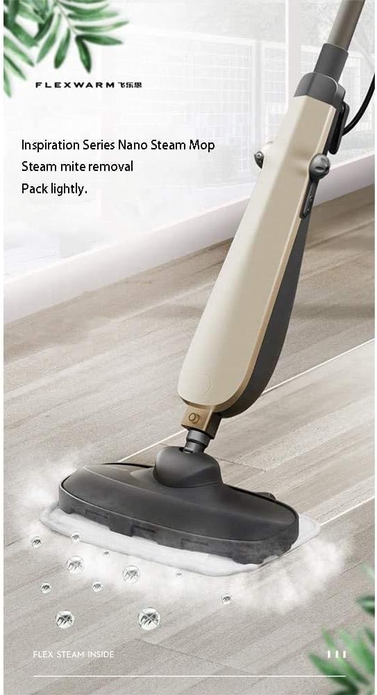 Electric Floor Cleaner Steam Cleaner with Hot Steam Against Steam Mop with Short Heating-up Time for Wet Cleaning of Tiles Parquet