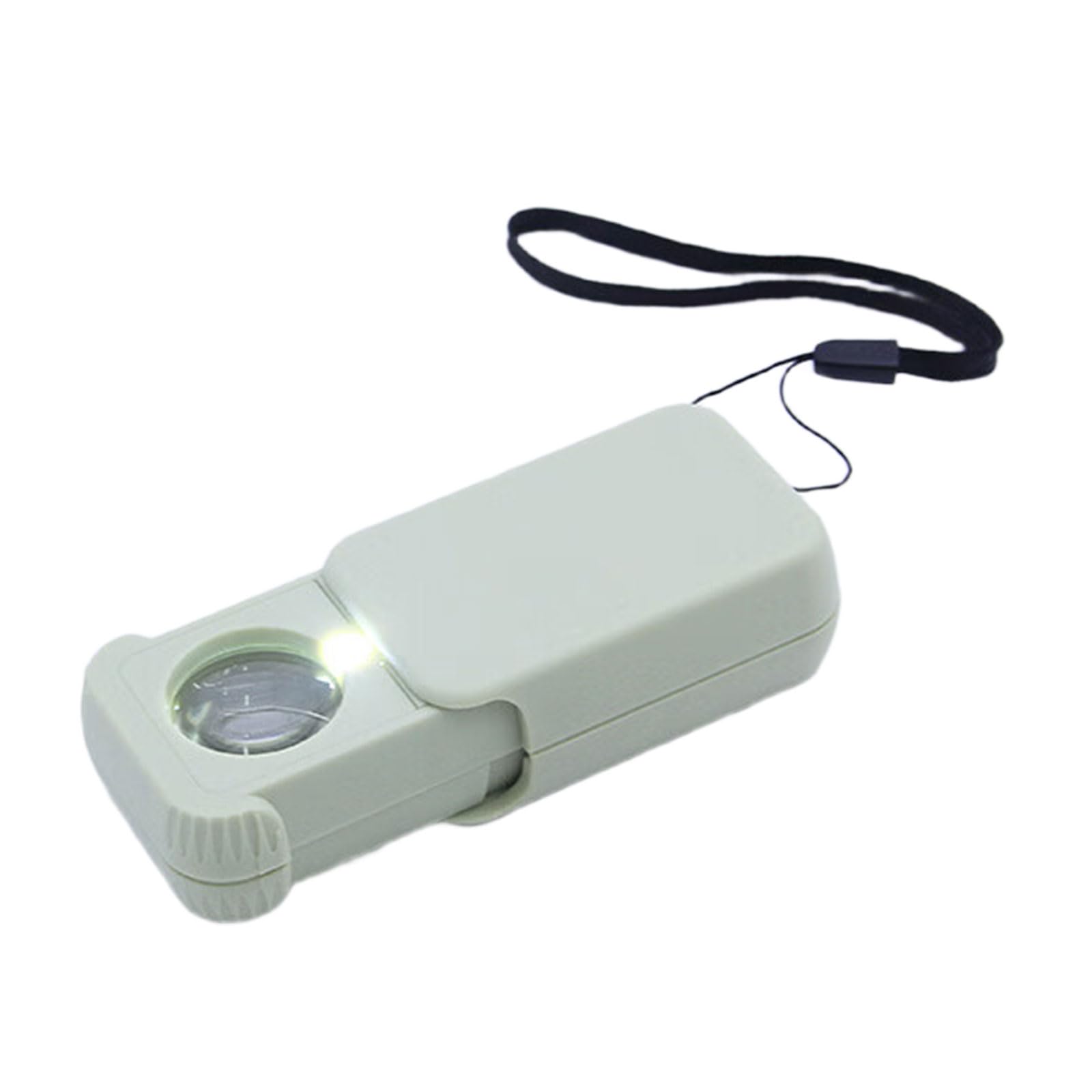 Magnifier for Precisions Tasks 15X 30X 45X Magnification and LED Light with Retractable Structure for Convenience Foldable