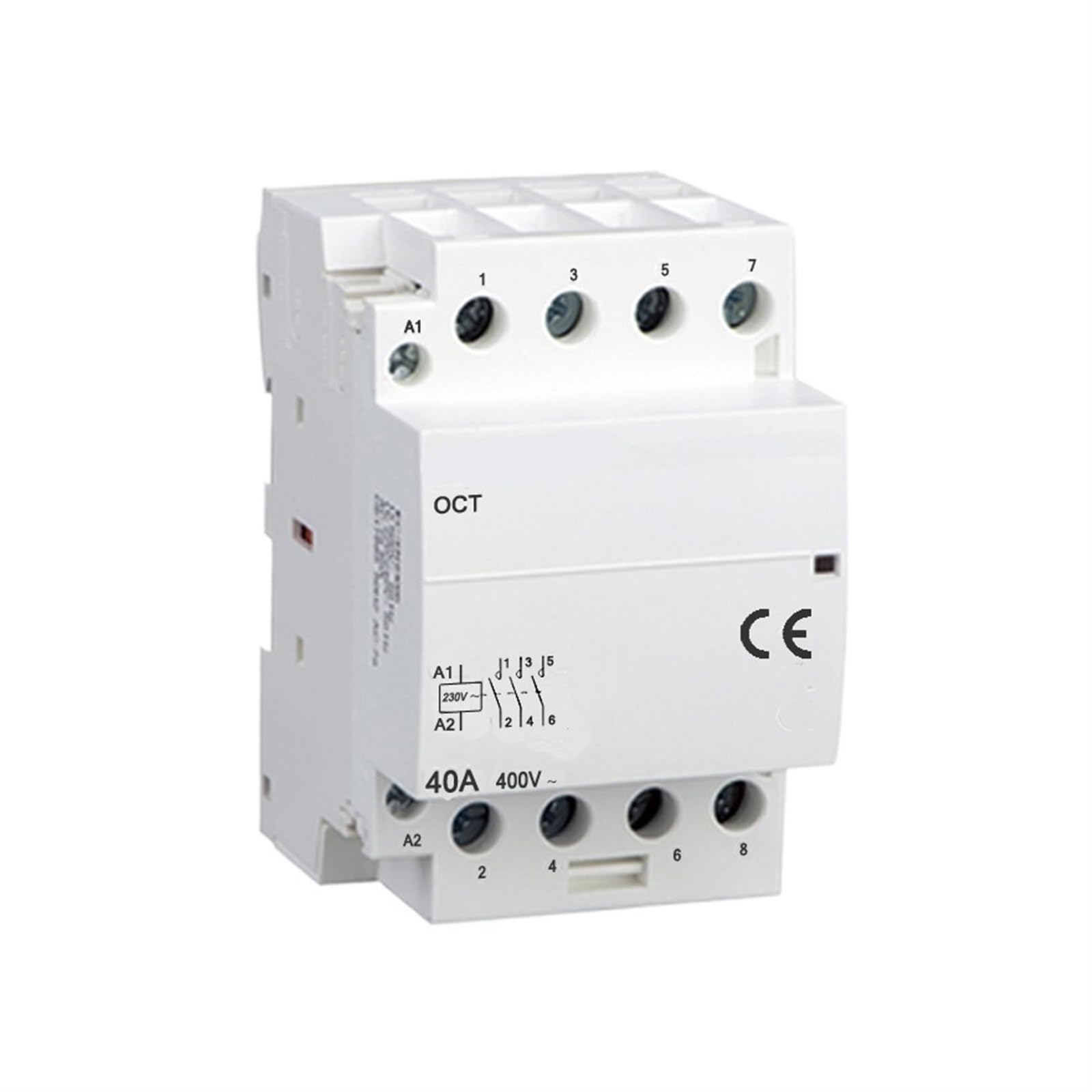 Contactor de CA OCT-63 con contactos 3NA normalmente abiertos y 63A 2