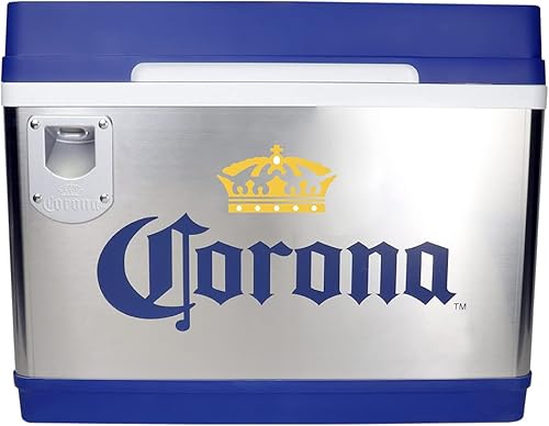 Corona Cruiser - Enfriador termoeléctrico exclusivo, capacidad de 45 litros/48 cuartos de galón, 12 V CC/110 V CA para bebidas, cerveza, vino,