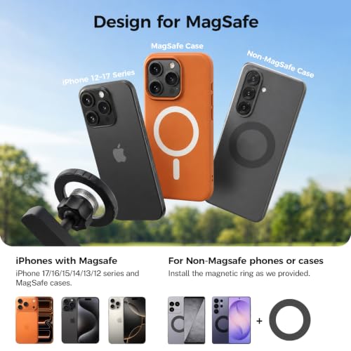 Eclare Magnetic Golf Cart Phone Holder, MagSafe-Compatible for iPhone 12–18 - image 7