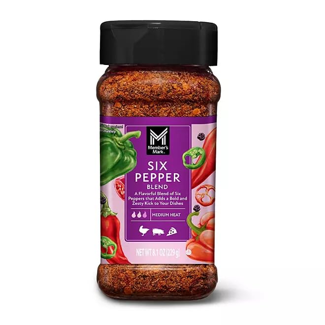 Six Pepper Seasoning, 8.1 oz.
