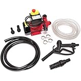 MARKENQUALITÄT: Mit der Dieselpumpe der Marke Monzana kann Dieselkraftstoff einfach und schnell ab- bzw. umgepumpt werden. Die Pumpe zeichnet sich insbesondere durch eine hohe Förderleistung (2400 l/h) und seines starken 600W Motors aus.